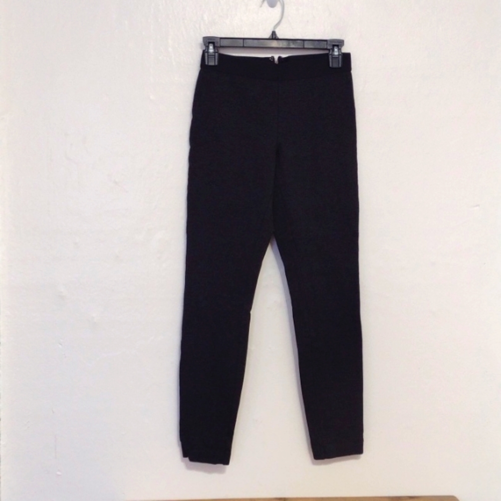 J Crew Gray Ponte Knit Pixie Pant w Exposed Back Zip 31090 - Picture 10 of 15